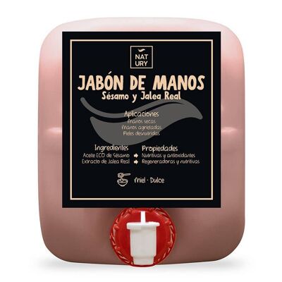 Jabón Manos Natural con Aceite de Sésamo y Jalea Real Natury 20 L