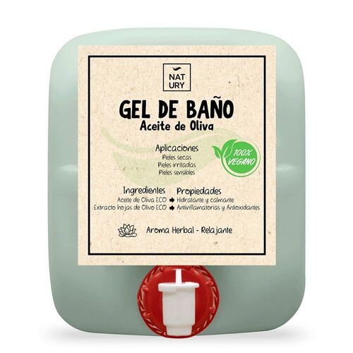 Gel de Baño Aceite de Oliva Natury 20 L