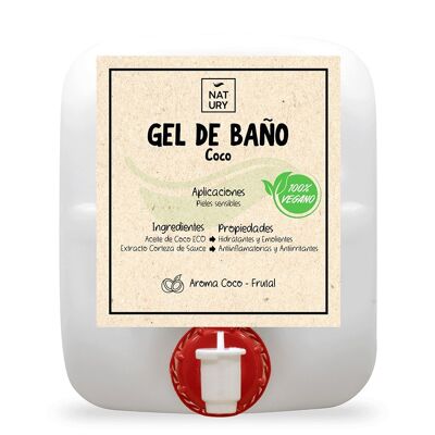 Gel de bain à la noix de coco Natury 20 L