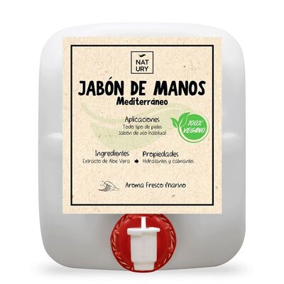 Jabón de Manos Mediterráneo Natury 20 L