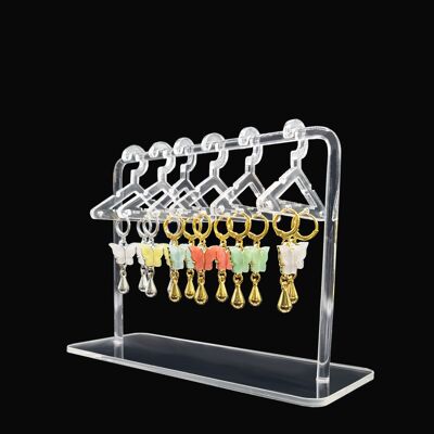 Earrings display clothes rack S