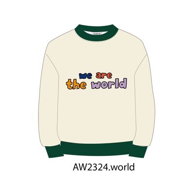 WINTER23/24 world sweatshirt