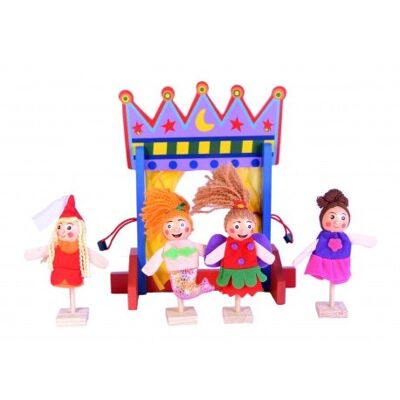 Marionetas De Dedo Hada, Princesa, Sirena Y Bailarina