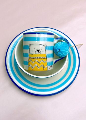 Tasse pour enfants Finn - vaisselle en céramique - peinte à la main 2