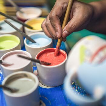 Tasse pour enfants Finn - vaisselle en céramique - peinte à la main 4