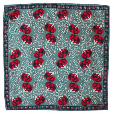 Mini Silk Scarf Bergamot Rouge/ Red