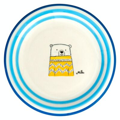 Assiette Finn - vaisselle en céramique - peinte à la main