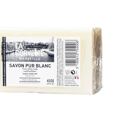 Pure white soap bar 400g