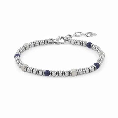 Stonehenge - Lapis Lazuli - Unisex Stainless Steel Bracelet
