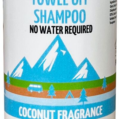 Pits And Bits Spülfreies Shampoo, Kokosduft, kein zusätzliches Wasser oder Spülen erforderlich, 100 ml