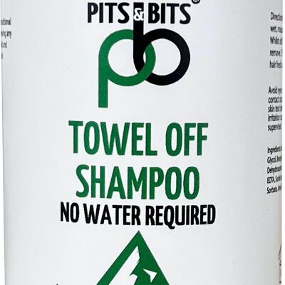 Shampooing sans rinçage Pits and Bits, parfum de pomme, sans eau ni rinçage supplémentaire requis, 100 ml