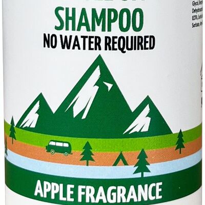 Pits and Bits Spülfreies Shampoo, Apfelduft, kein zusätzliches Wasser oder Spülen erforderlich, 100 ml