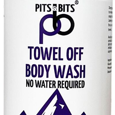 Pits And Bits Rinse Free Body Wash, No Additional Water Or Rinsing Required 100ml