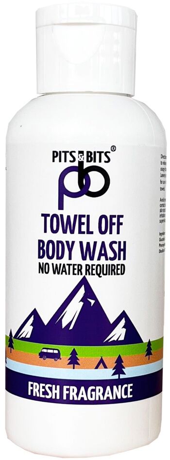Nettoyant pour le corps sans rinçage Pits And Bits, sans eau ni rinçage supplémentaire requis 100 ml