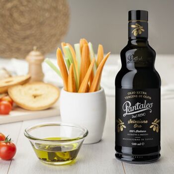 Gold Selection 100% Huile d'Olive Extra Vierge Italienne 500 ml avec bouchon à vis 6