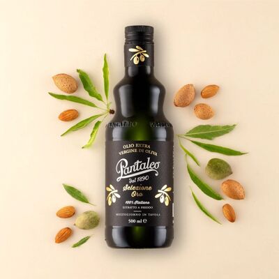 Gold Selection 100% Huile d'Olive Extra Vierge Italienne 500 ml avec bouchon à vis