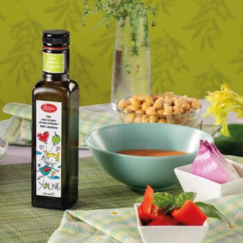100% Huile d'Olive Extra Vierge Biologique Italienne YOUNG 250 ml bouchon PE 2