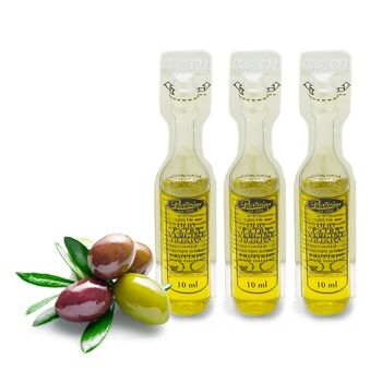 Huile d'olive extra vierge 100% italienne unidose, boîte de 100 2