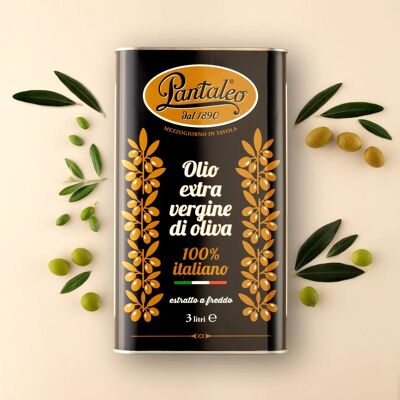 100 % italienisches natives Olivenöl extra, 3-Liter-Dose