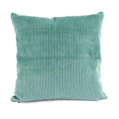 Cushion 40x40cm wide cord sea blue