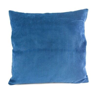 Cuscino 40x40cm largo corda blu denim