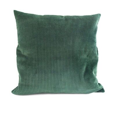 Cushion 40x40cm wide cord forest green