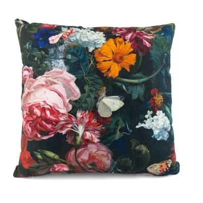 Coussin 40x40cm Peinture fleur baroque