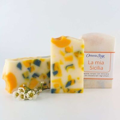 Handmade Natural Soap with Shea, Cocoa and a blend of Citrus Essential Oils