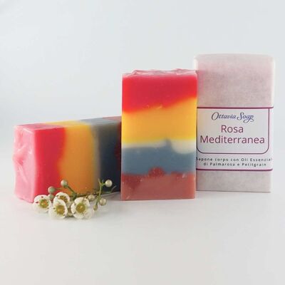 Handmade Natural Soap with Shea, Cocoa and Citrus and Spice Essential Oils