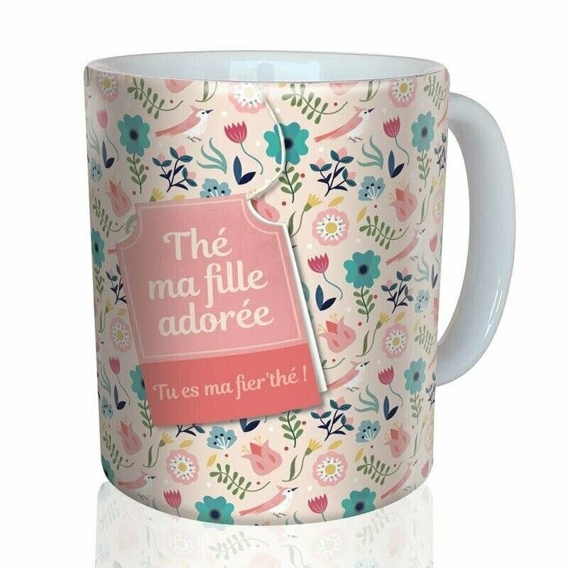 32- Mug "Thé ma fille adorée"