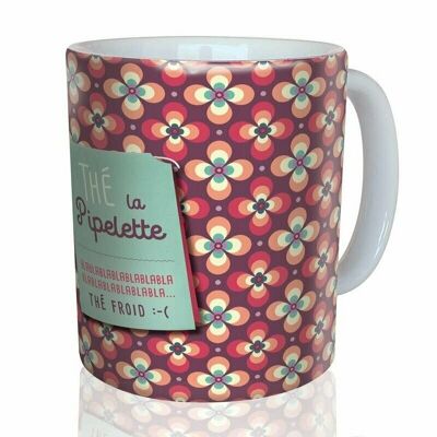 07- “Thé la pipelette” mug