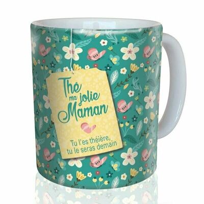 34- “Tea my pretty Mom” mug