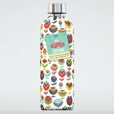 Insulated bottle "Super girlfriend"