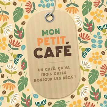 Bouteille isotherme "Mon petit café" 2