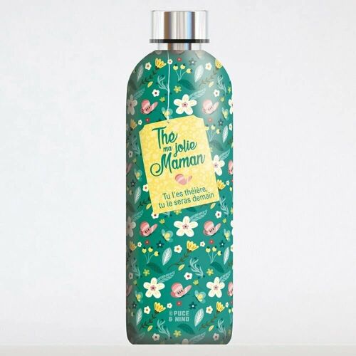 Bouteille isotherme "Thé ma jolie Maman"