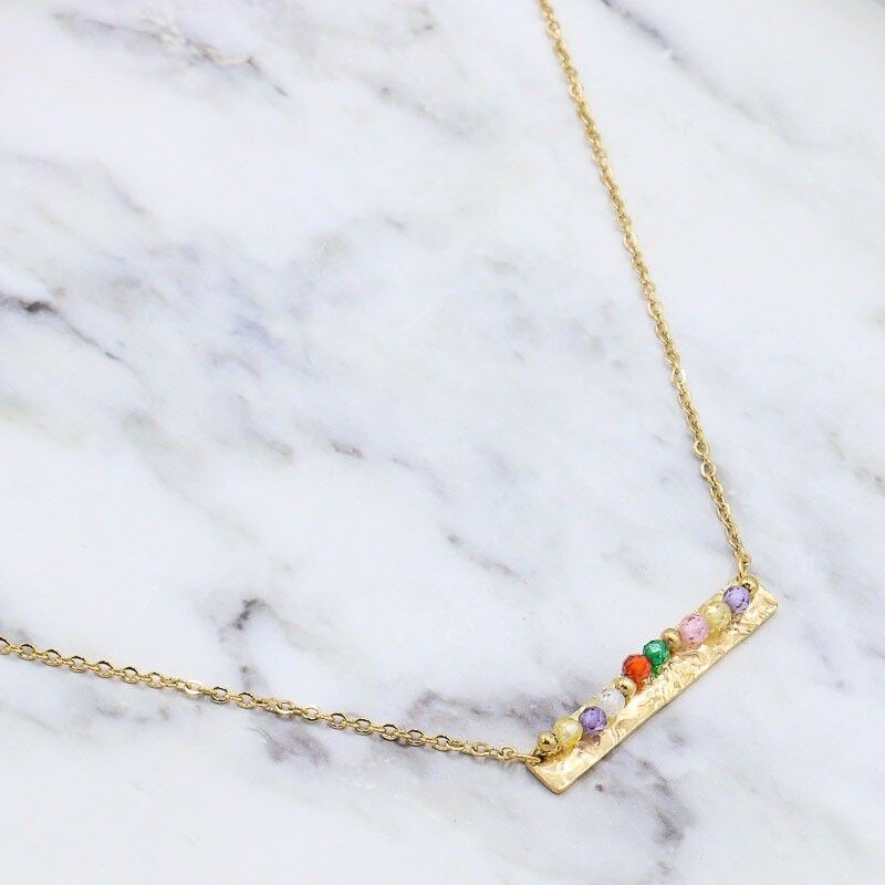 Edelstahlkette Reck Steinkugeln 0122025