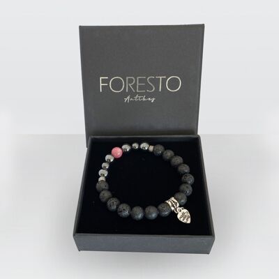 Pulsera de piedras semipreciosas - Fuego Femenino