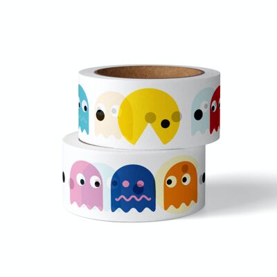 Washi tape Pac man con fantasmi