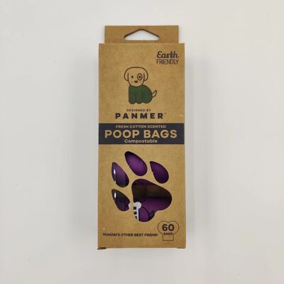 Poo Bags - ROLL - Compostable - Scented - Purple