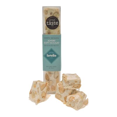 Nougat tendre Lavolio aux amandes