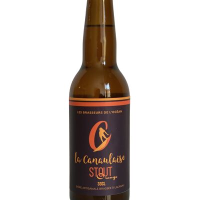 Cerveza Stout de Naranja La Canaulaise