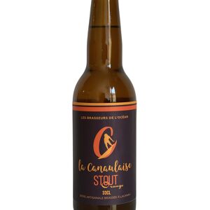 Bière Stout Orange La Canaulaise