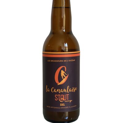 La Canaulaise Orange Stout Beer