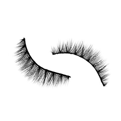 Milan' Strip Eyelashes (Non Magnetic) Light & Natural