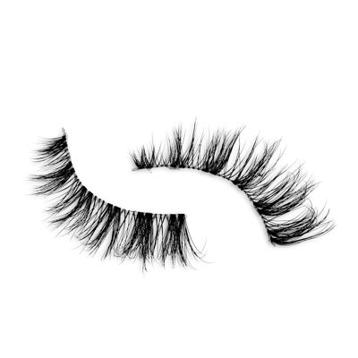Marbella' Strip Faux Mink Eyelashes (Non-Magnetic) - Clear Band Wispies