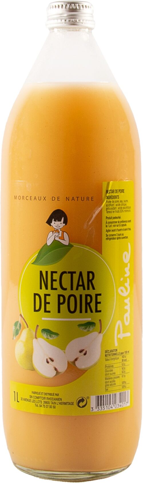 Nectar de poire 1L - PAULINE