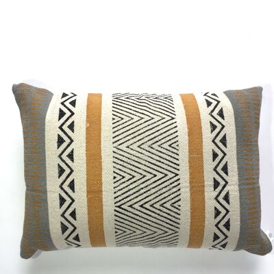 cushion with ochre