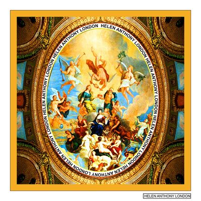 Fular de sarga de seda 55 x 55 cm - 21 x 21 pulgadas 01