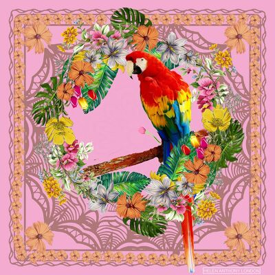Foulard en soie sergé 55 x 55 cm - 21 x 21 pouces 05