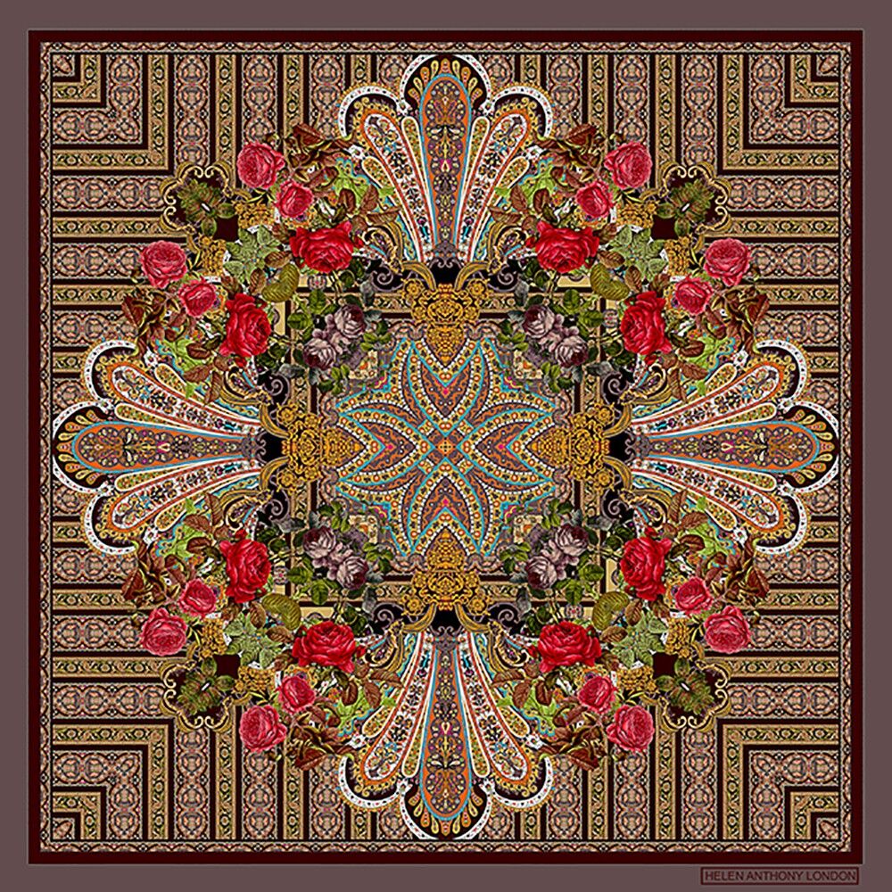 Twill-Seidenfoulard-Schal 55 x 55 cm - 21 x 21 Zoll 10